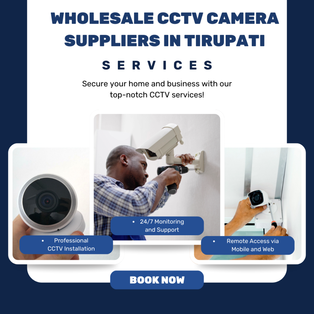 Wholesale CCTV Camera Suppliers in Tirupati